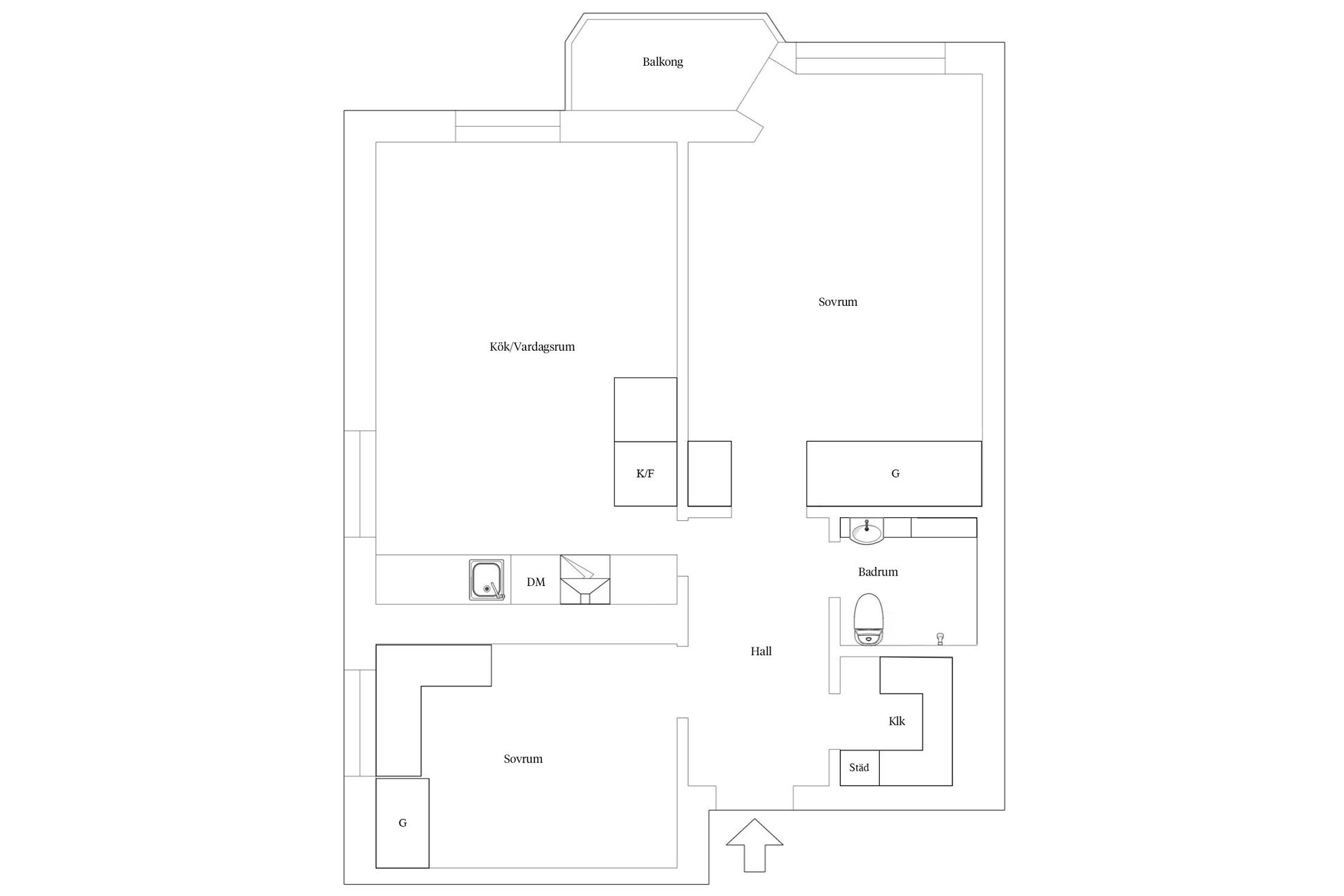 Bostadsrätt, Falsterbovägen 8, 4 tr, Björkhagen, Stockholm
