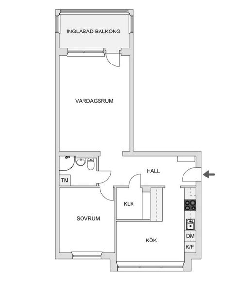 Bostadsrätt, Hyttlidgatan 69C, Norrböle, Skellefteå