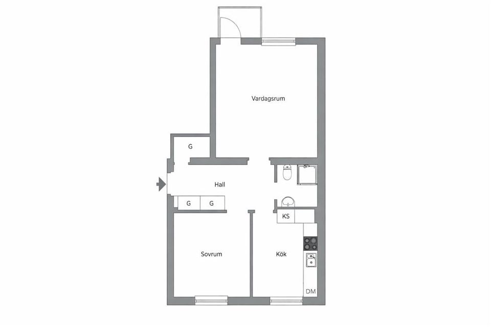 Bostadsrätt, Garvaregatan 6 A, Centrum, Härnösand