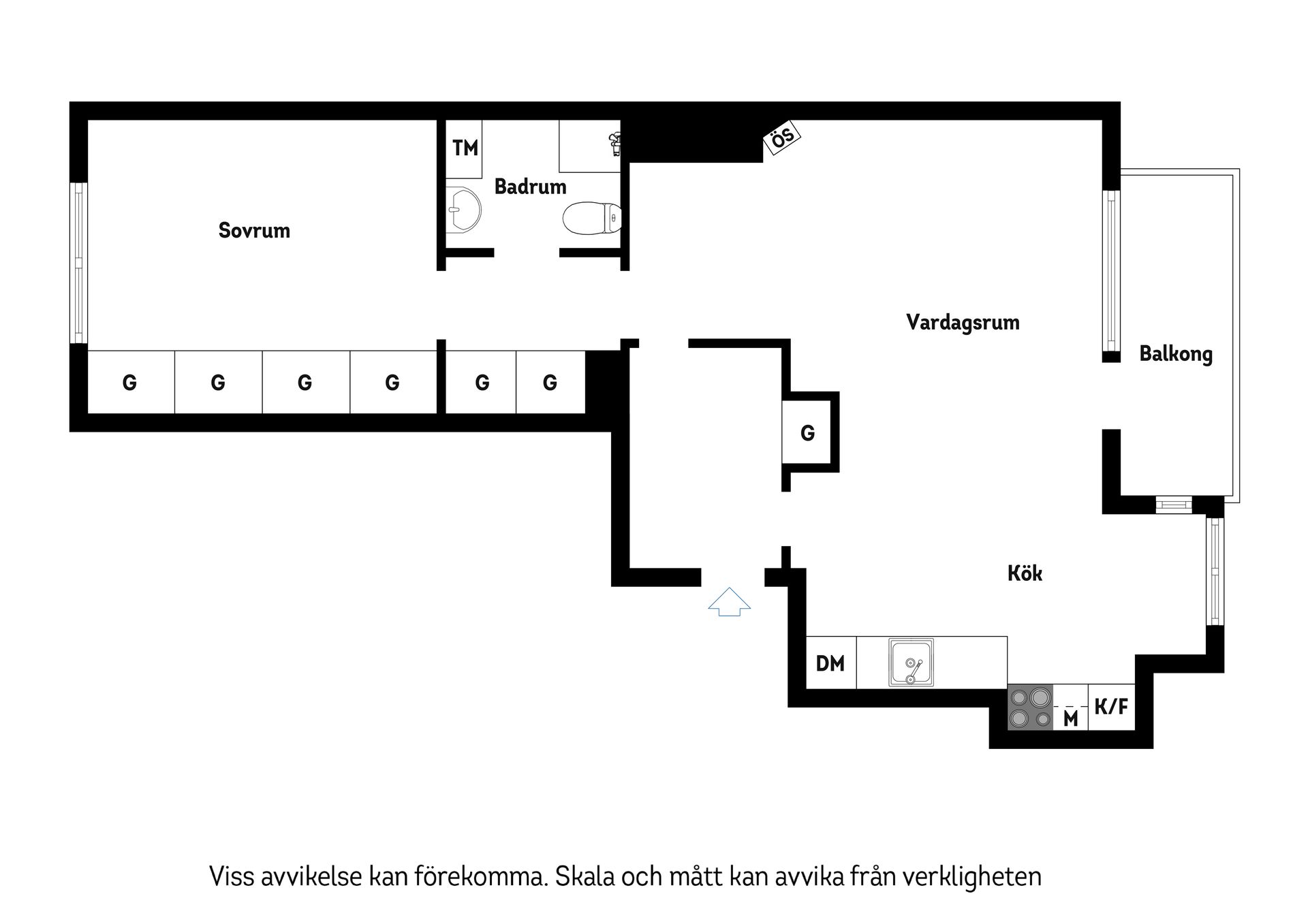 Bostadsrätt, Smedsbacksgatan 10, 3 tr, Gärdet, Stockholm
