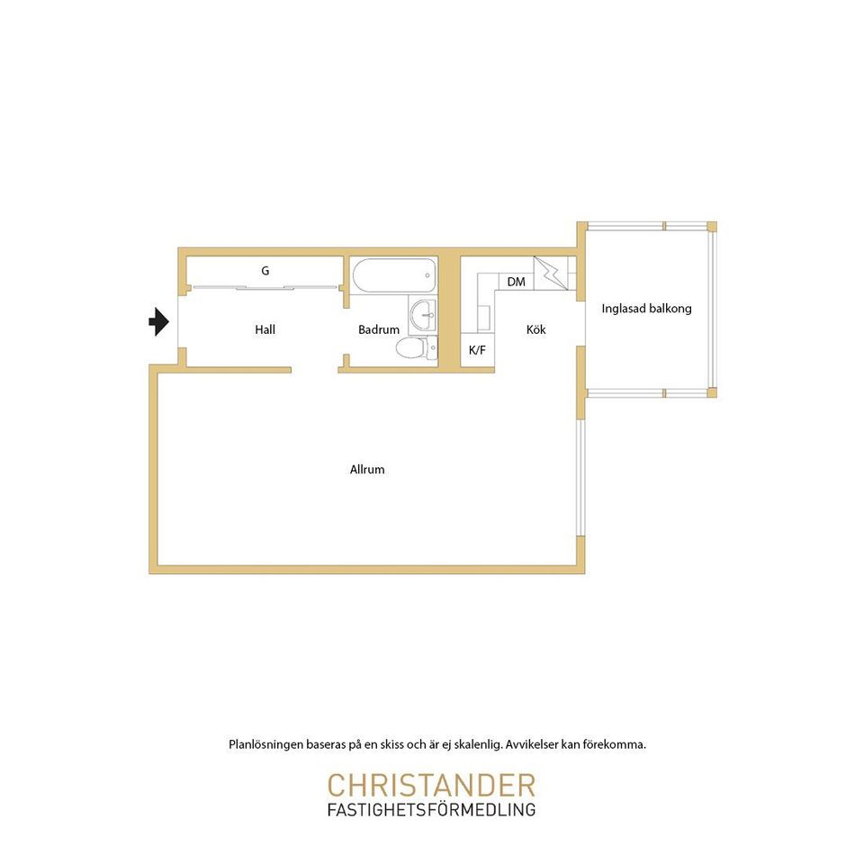 Bostadsrätt, Doktor Lindhs Gata 6, Guldheden, Göteborg