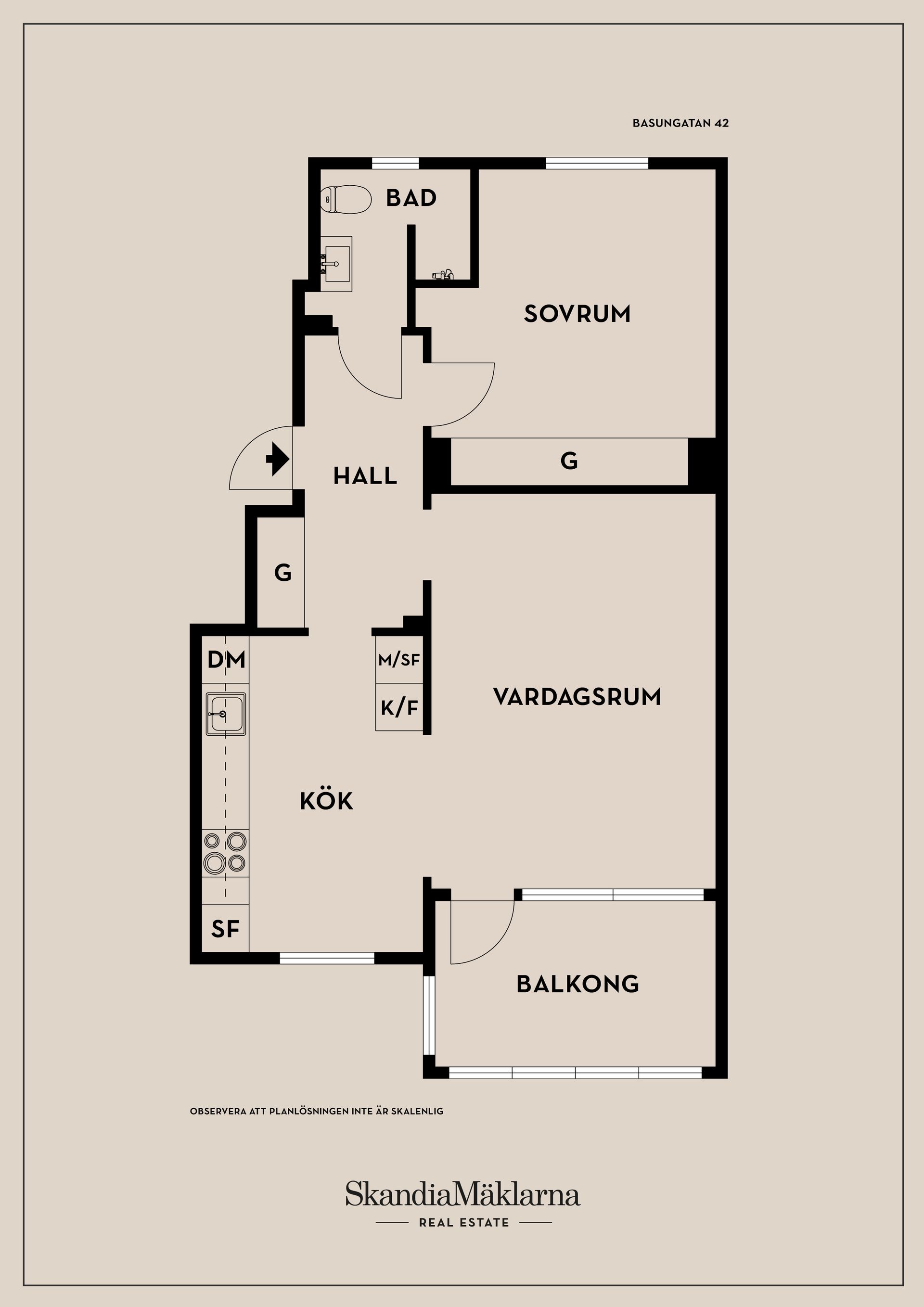 Bostadsrätt, Basungatan 42, Göteborg