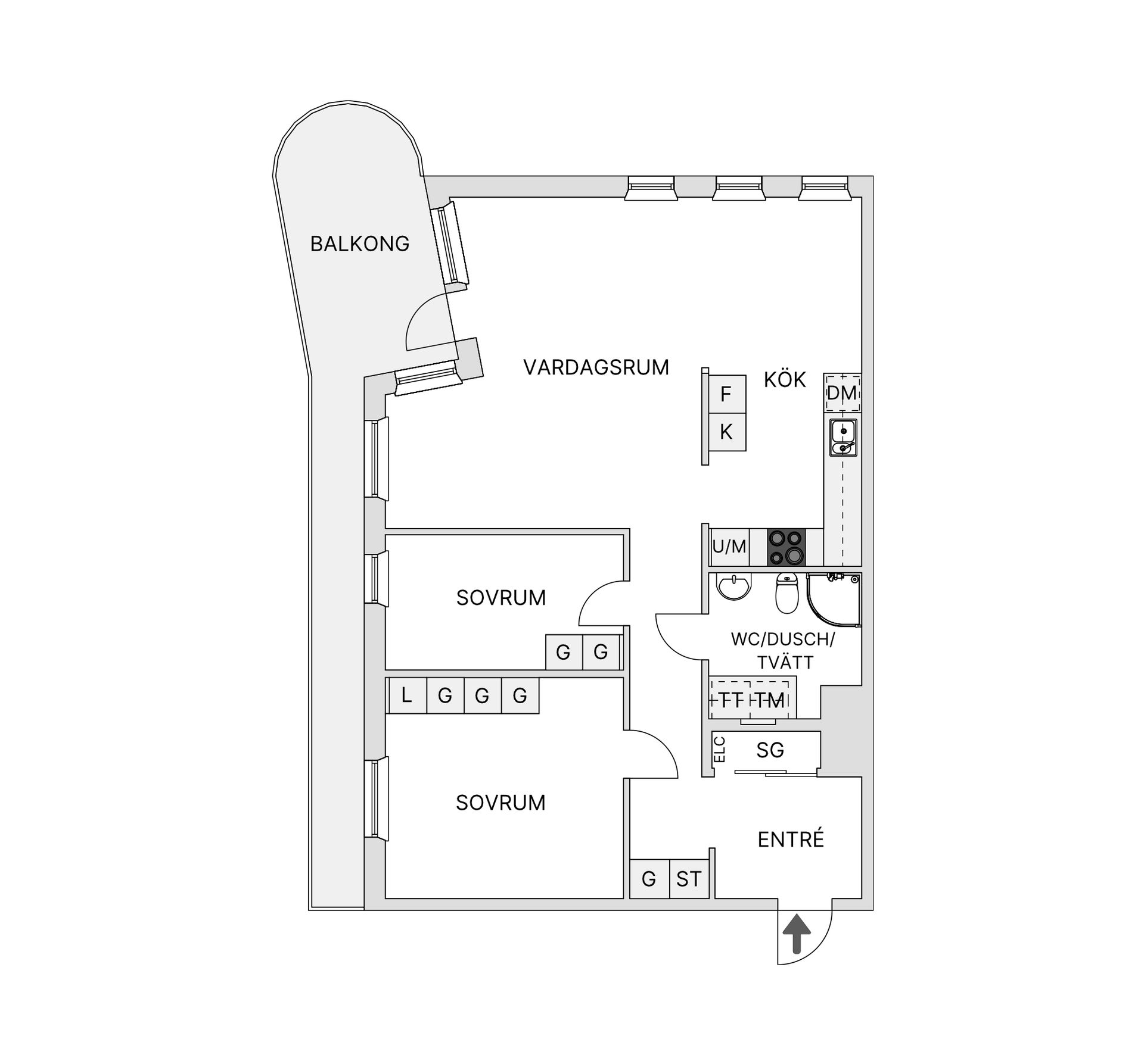 Bostadsrätt, Frida Hjertbergs Gata 1, Johanneberg, Göteborg