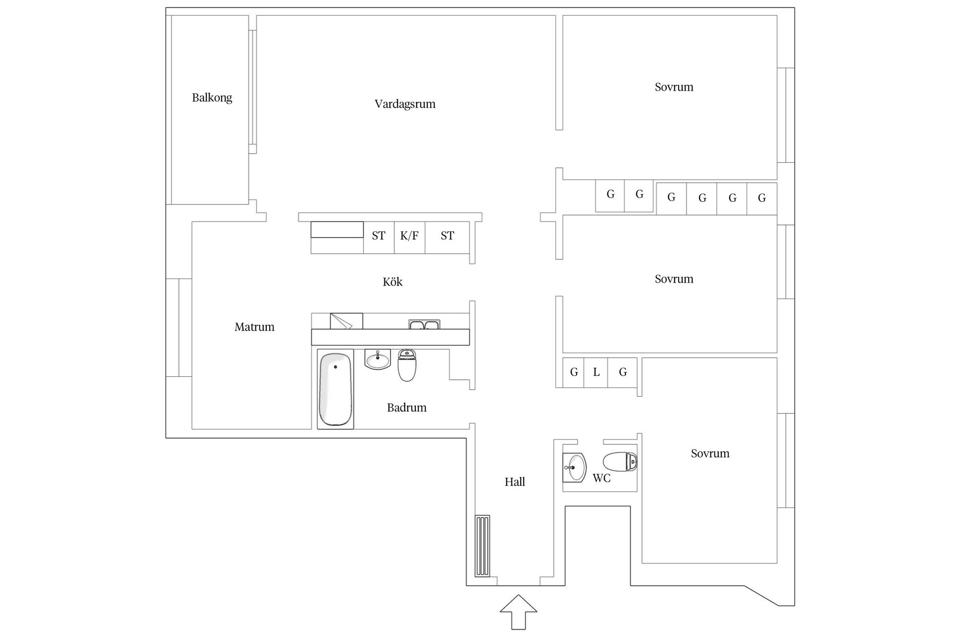 Bostadsrätt, Stora södergatan 57A, Lund - Centrum, Lund