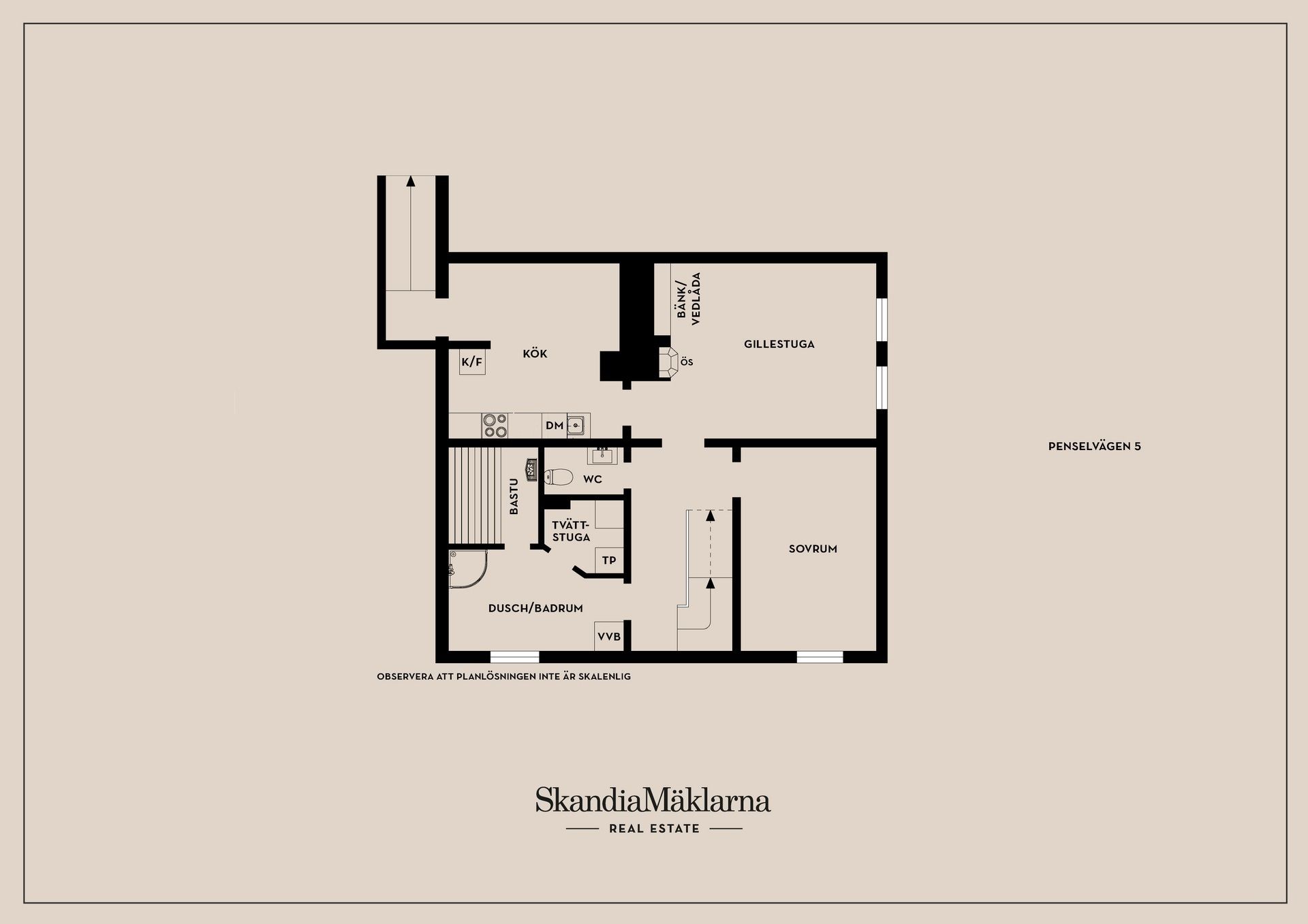 Villa, Penselvägen 5, Brunna, Upplands-Bro