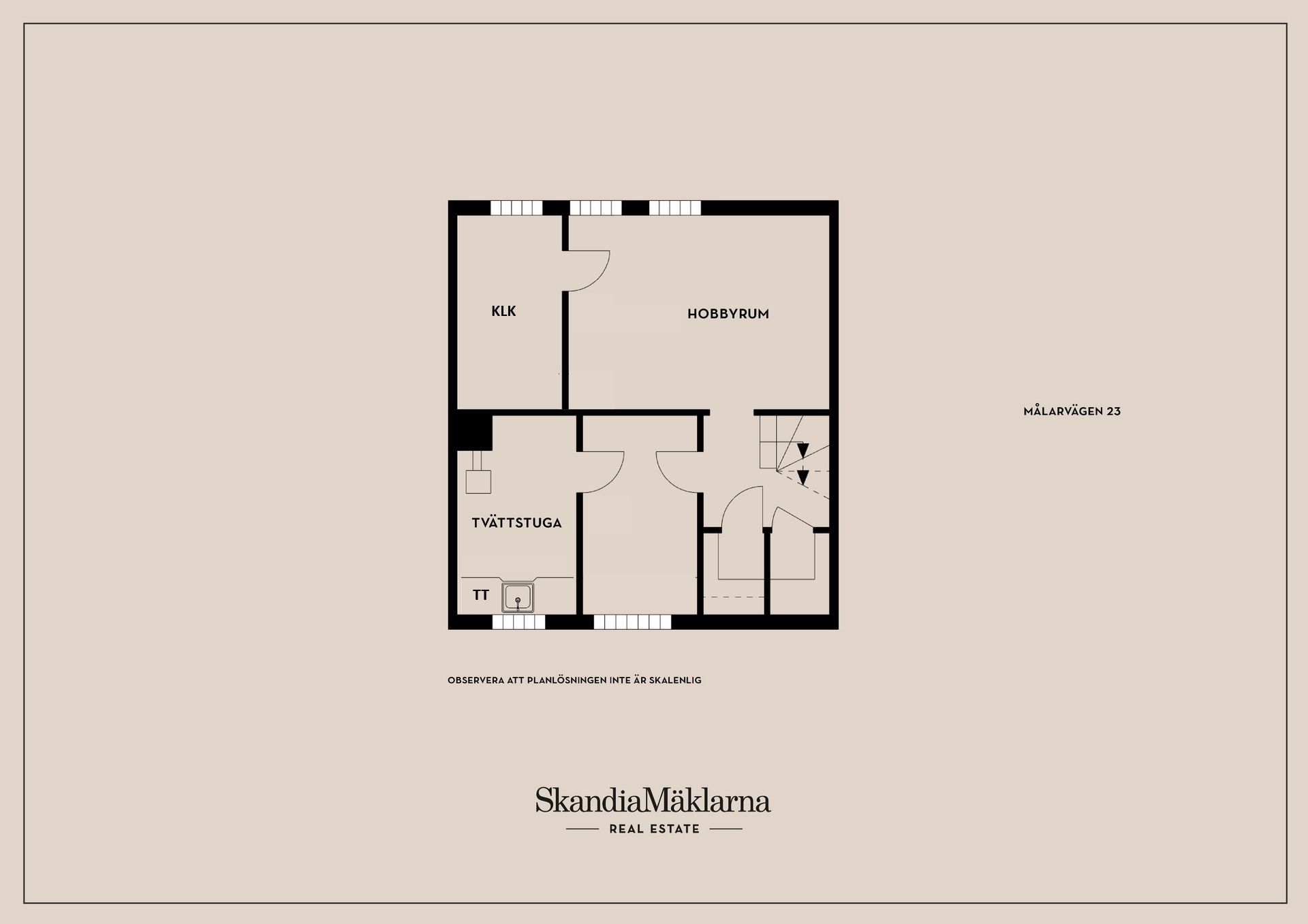 Radhus, Målarvägen 23, Gamla Bro, Upplands-Bro