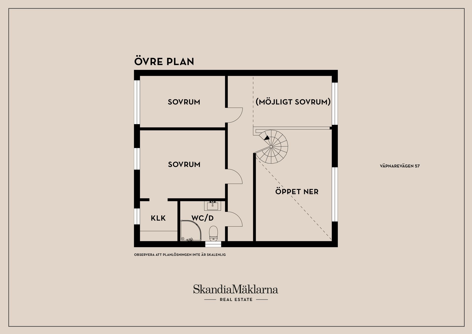 Radhus, Väpnarevägen 57, Huddinge