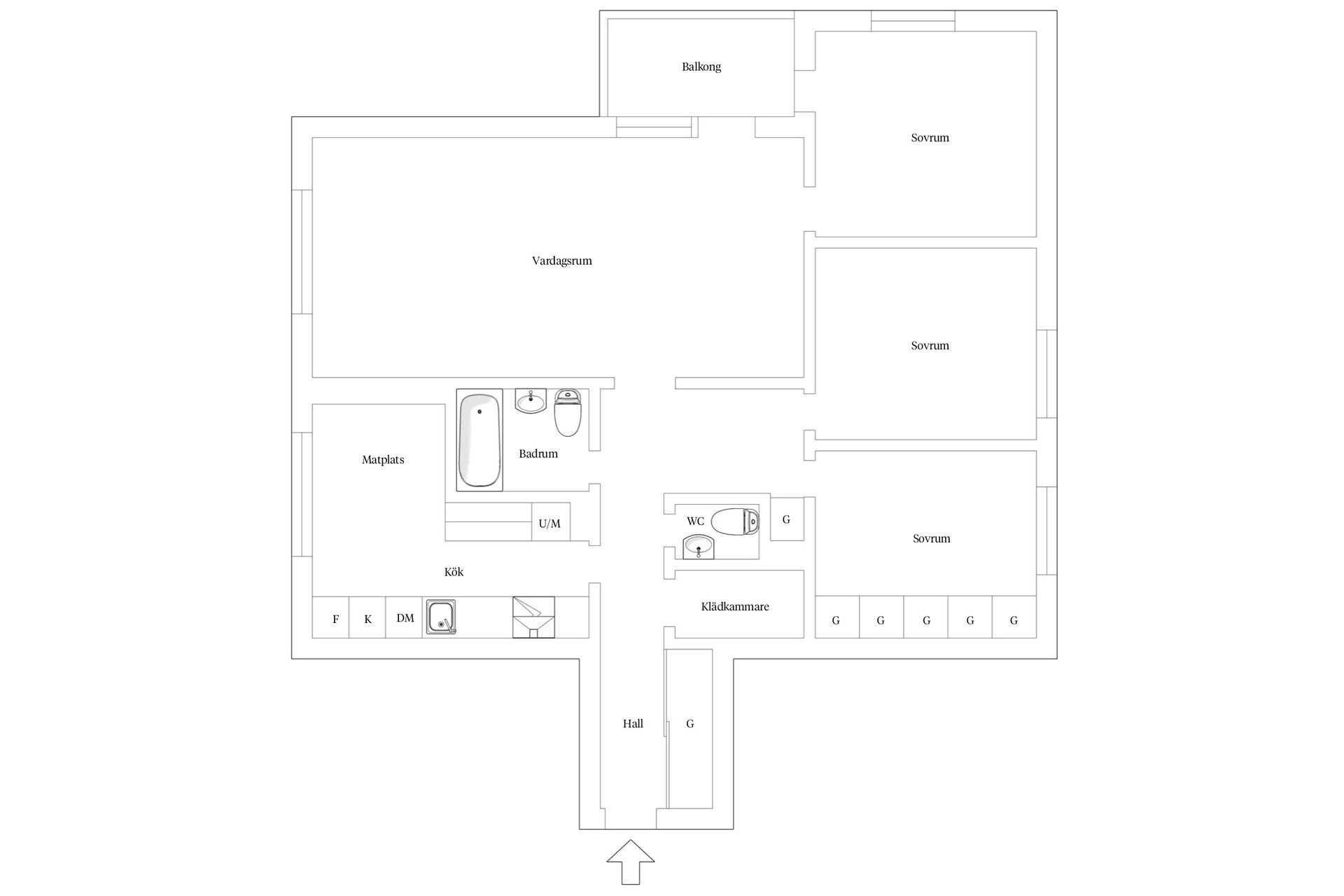 Bostadsrätt, Albinsrogatan 5A, Borgmästaregården, Malmö