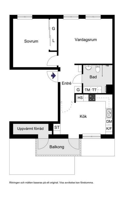 Bostadsrätt, Ekfatsgatan 6, vån 7/7!, Liljeholmskajen, Stockholm