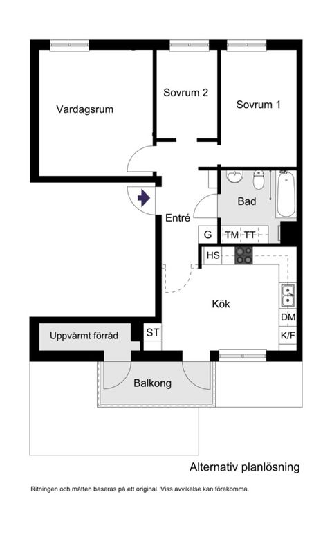 Bostadsrätt, Ekfatsgatan 6, vån 7/7!, Liljeholmskajen, Stockholm