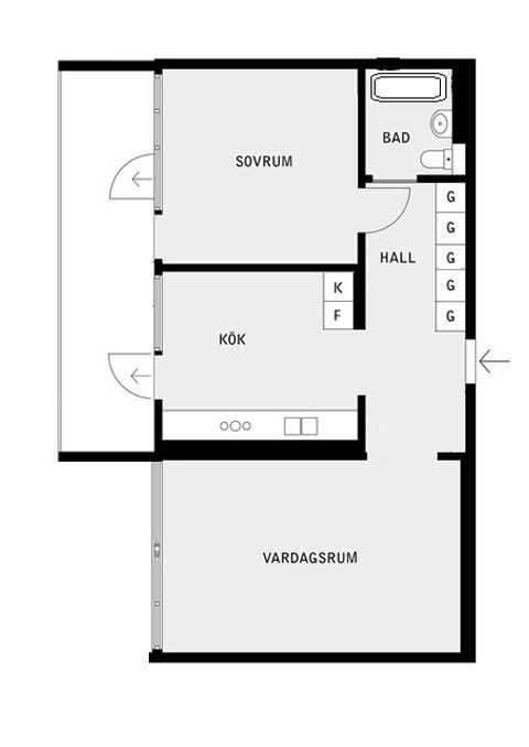 Bostadsrätt, Kometvägen 17, Grindtorp, Täby