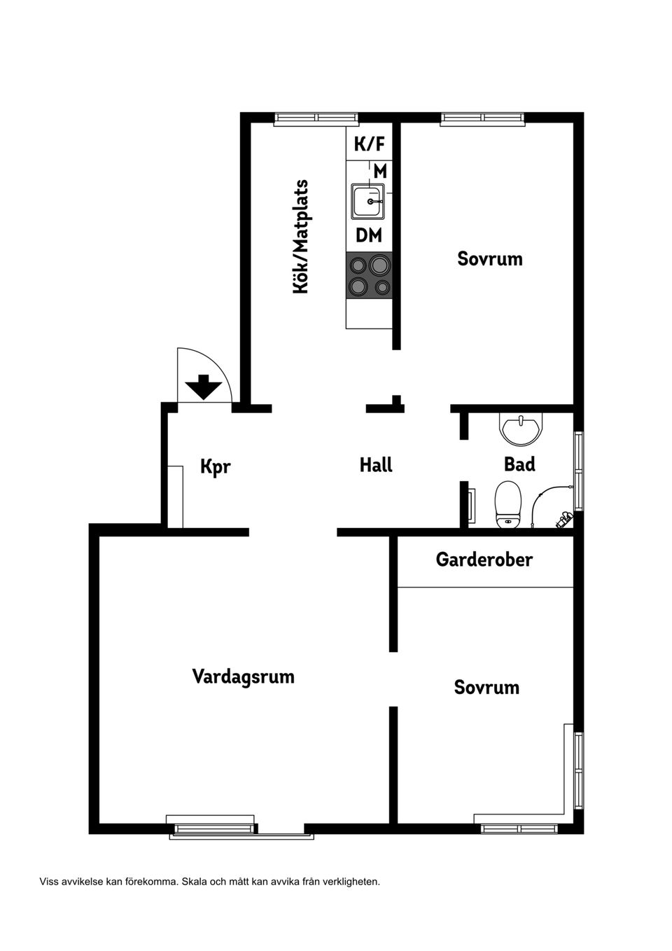 Bostadsrätt, Backgatan 10 A, Östermalm, Luleå