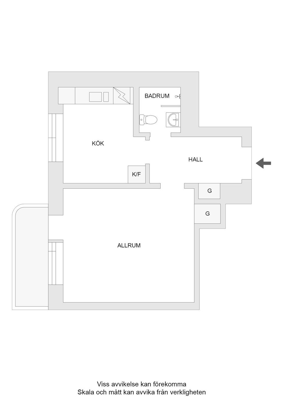 Bostadsrätt, Brahegatan 8A, Centrum, Västerås