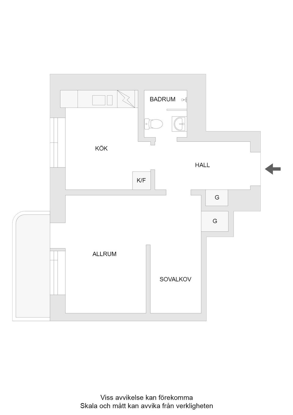 Bostadsrätt, Brahegatan 8A, Centrum, Västerås