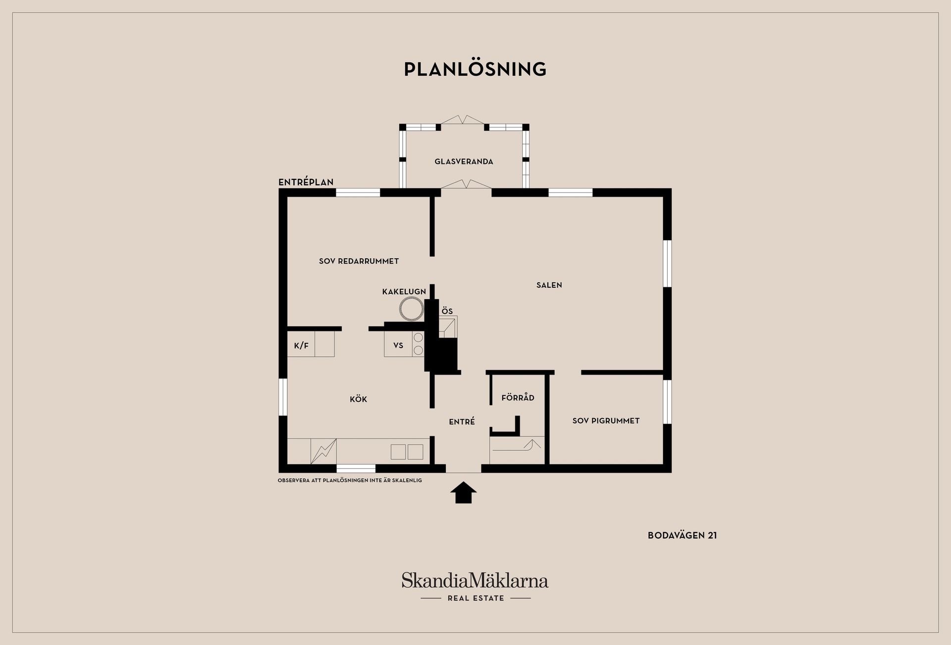 Villa, Bodavägen 21, Boda, Värmdö