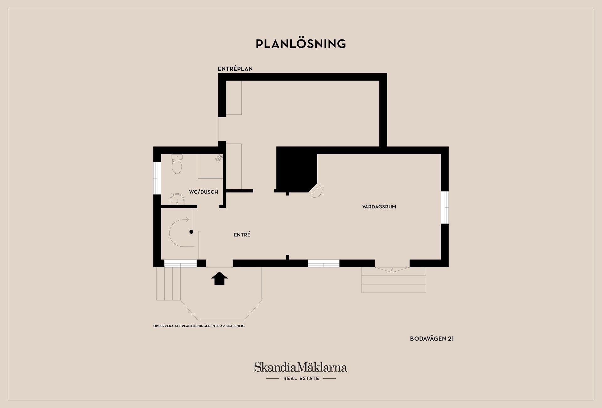 Villa, Bodavägen 21, Boda, Värmdö