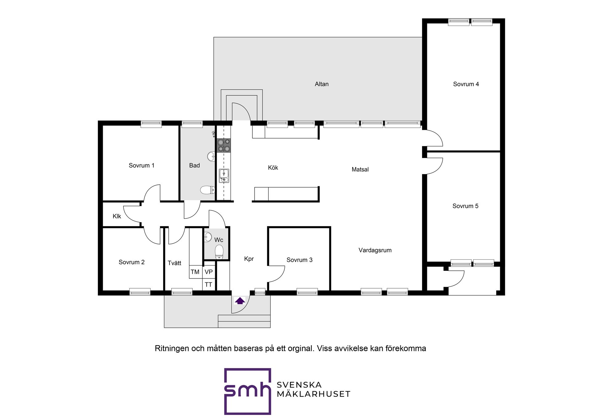 Villa, Tvärvägen 7, Kungsängen/Centrum, Upplands-Bro