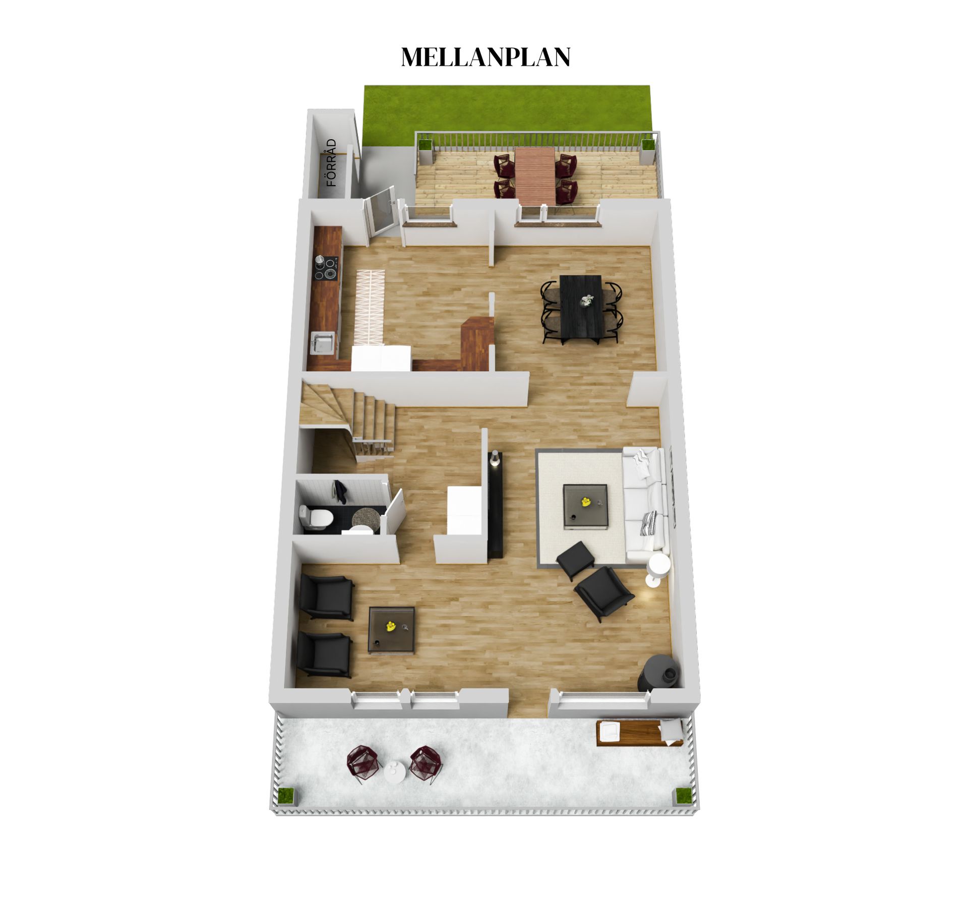 Villa, Radhus, Vattenmåravägen 20, Sjukyrkoberget, Upplands Väsby