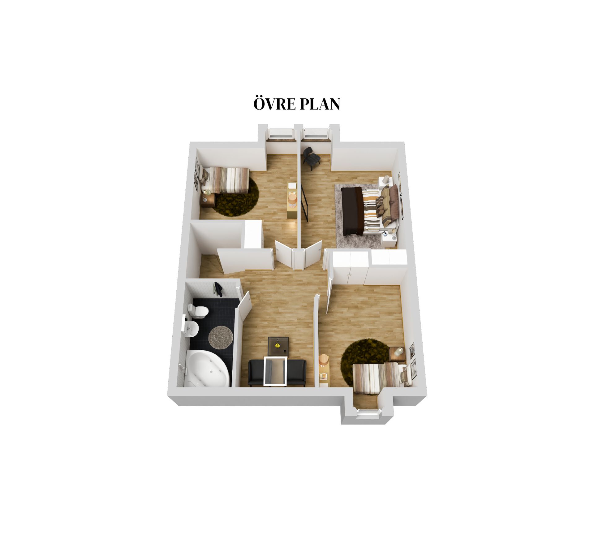 Villa, Radhus, Vattenmåravägen 20, Sjukyrkoberget, Upplands Väsby