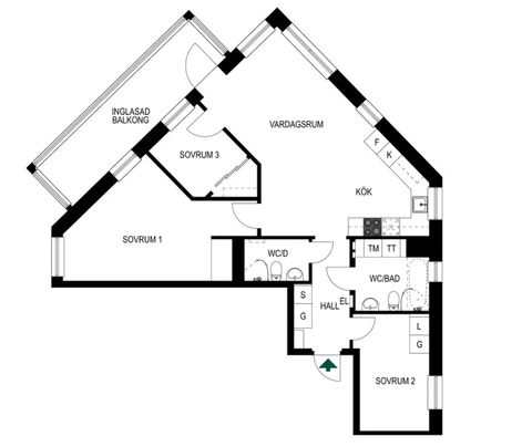 Bostadsrätt, Nibblevägen 8B, Jakobsberg, Järfälla