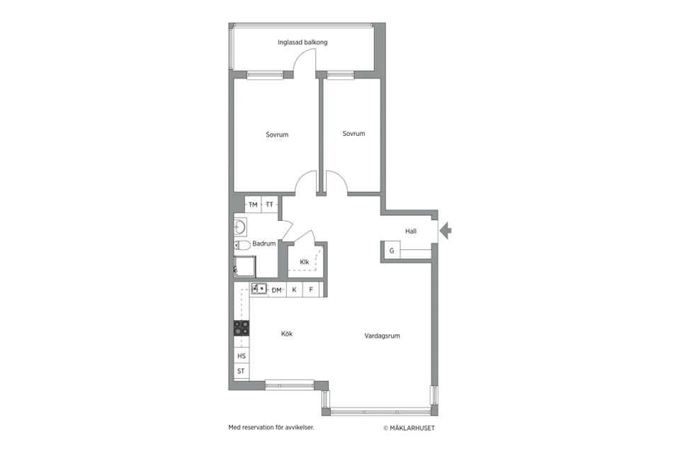 Bostadsrätt, Kakelgatan 1, Östermalm, Västerås