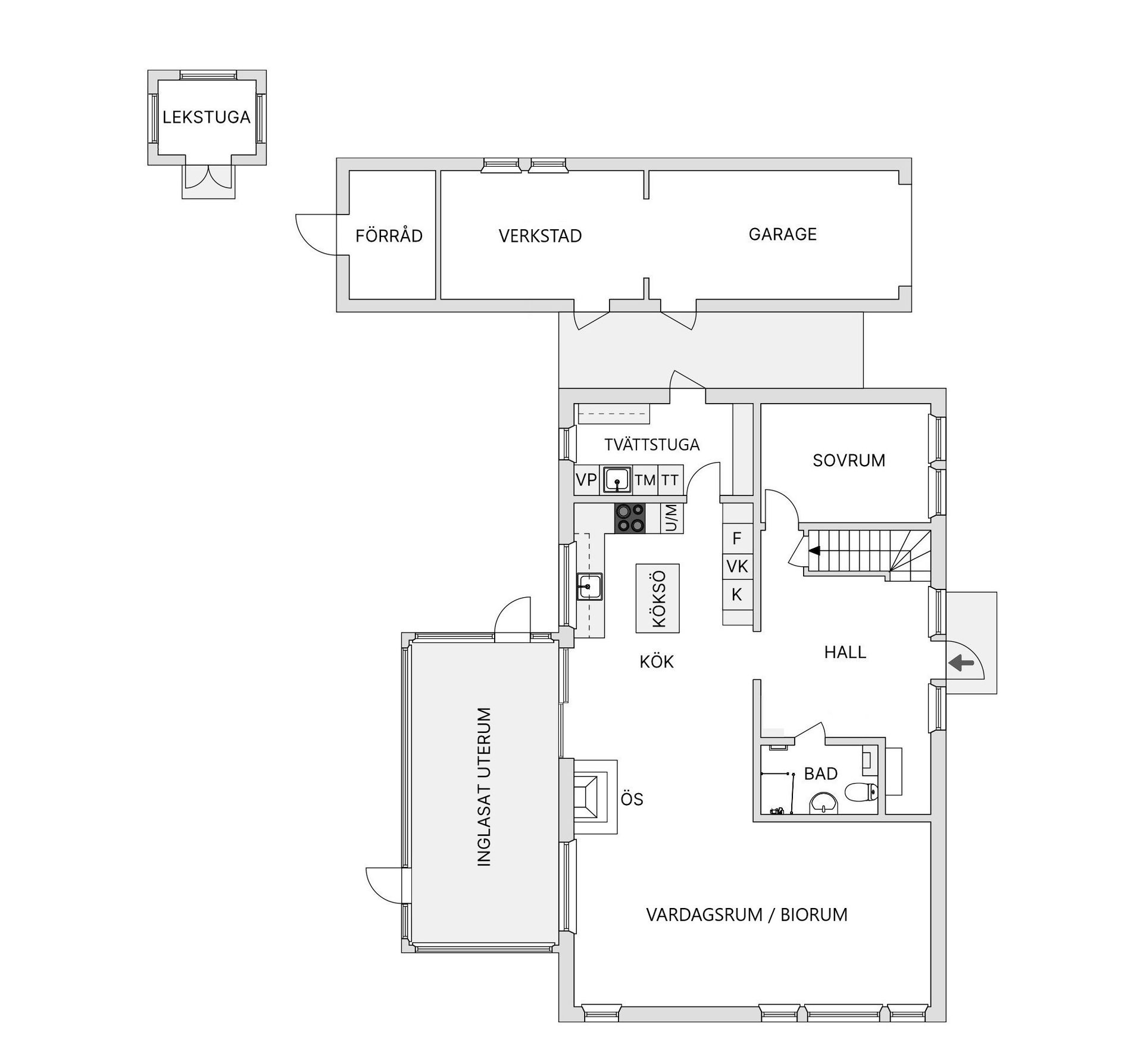 Villa, Hästskovägen 22, Floda, Lerum