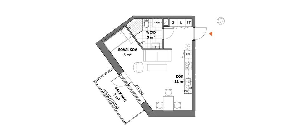Bostadsrätt, Tubölegatan 1, Tuböle, Skellefteå
