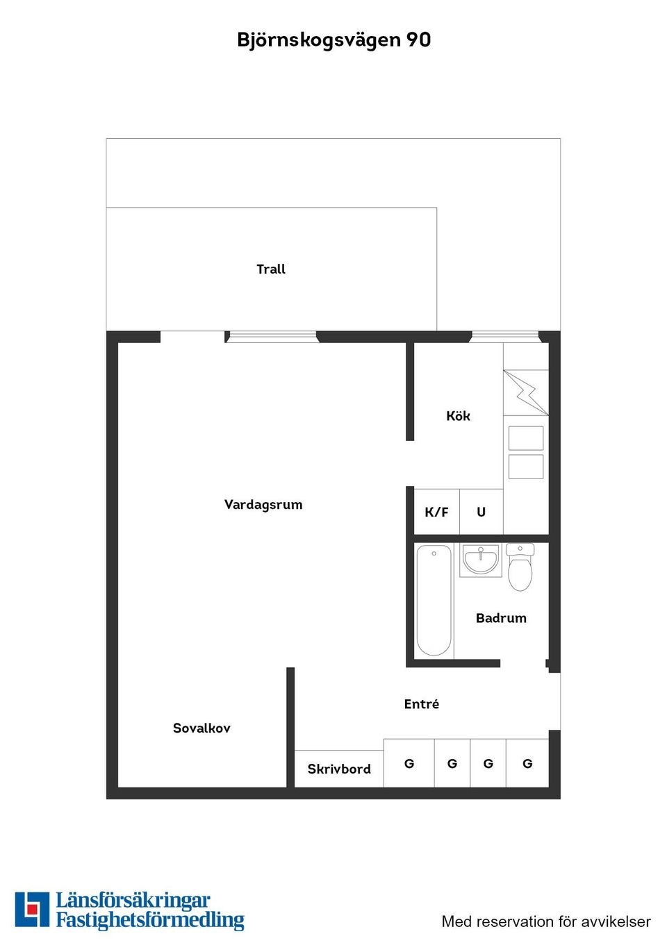 Bostadsrätt, Björnskogsvägen 90, Lugnet, Värmdö