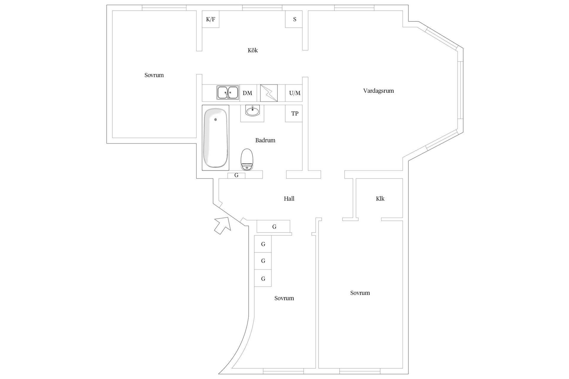 Bostadsrätt, Bastugatan 55, Södermalm Maria, Stockholm