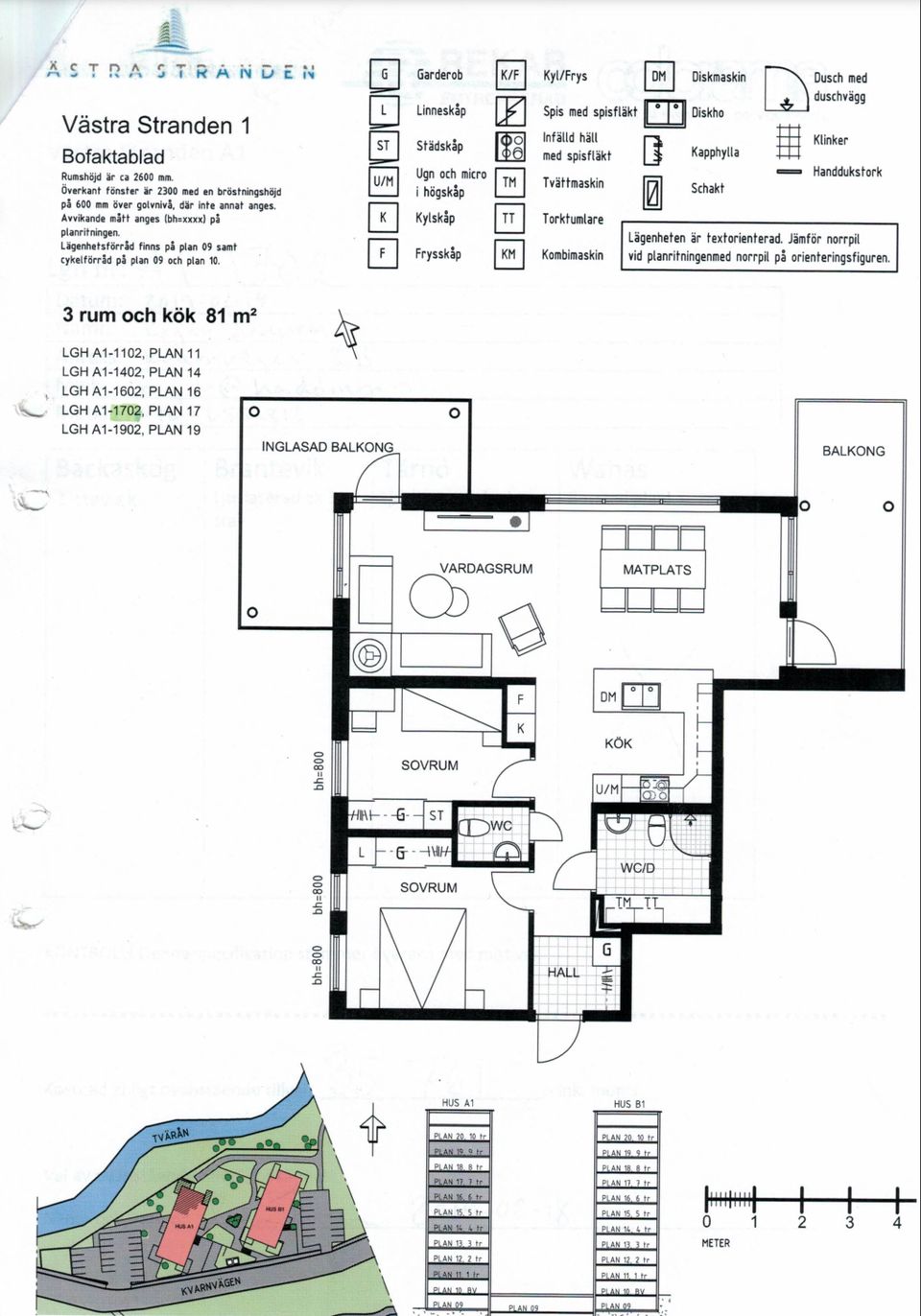 Bostadsrätt, Kvarnvägen 3A, Väst på stan, Umeå