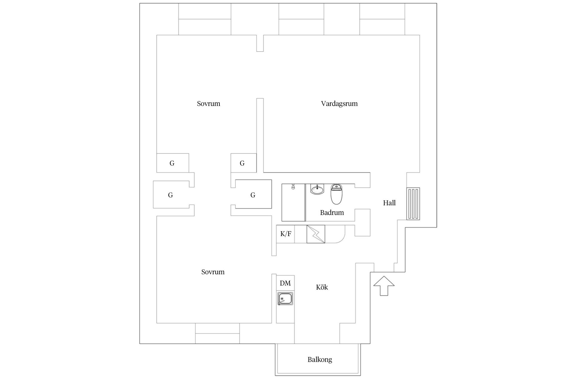 Bostadsrätt, Renstiernas Gata 20, Södermalm Katarina, Stockholm