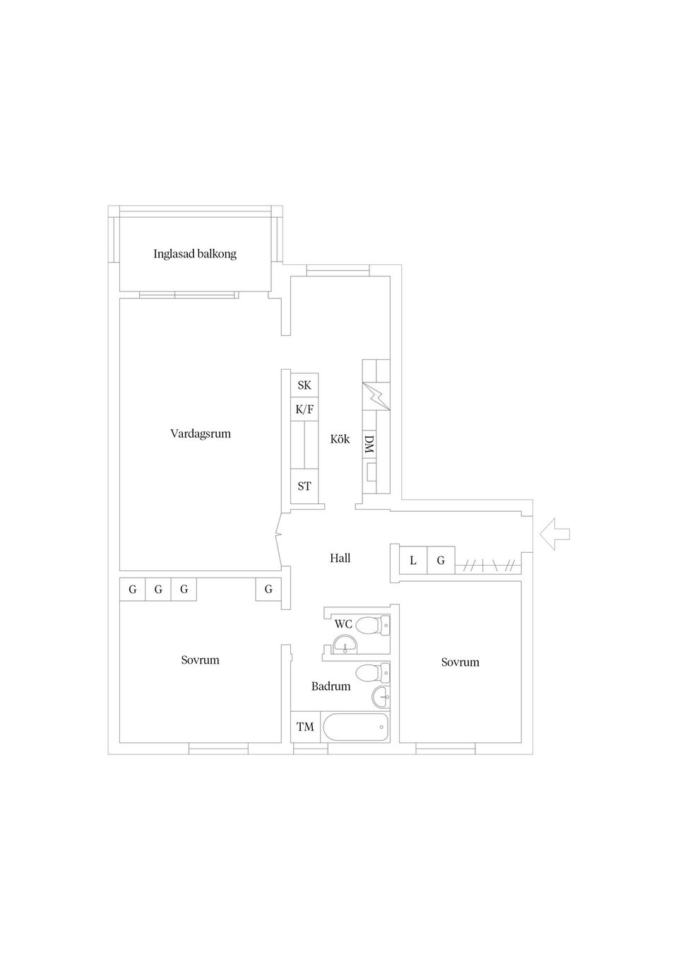 Bostadsrätt, Skräddaretorpsvägen 17B, Skälby , Kalmar