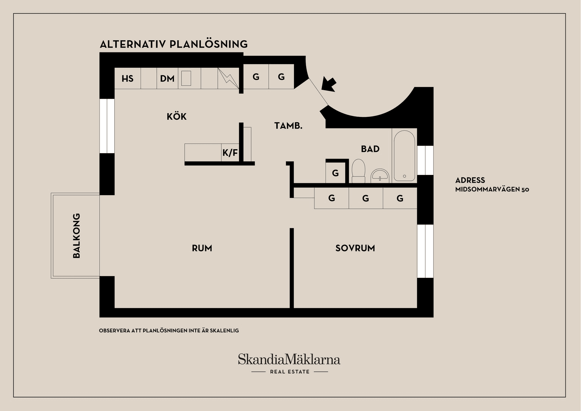 Bostadsrätt, Midsommarvägen 50, Midsommarkransen, Stockholm