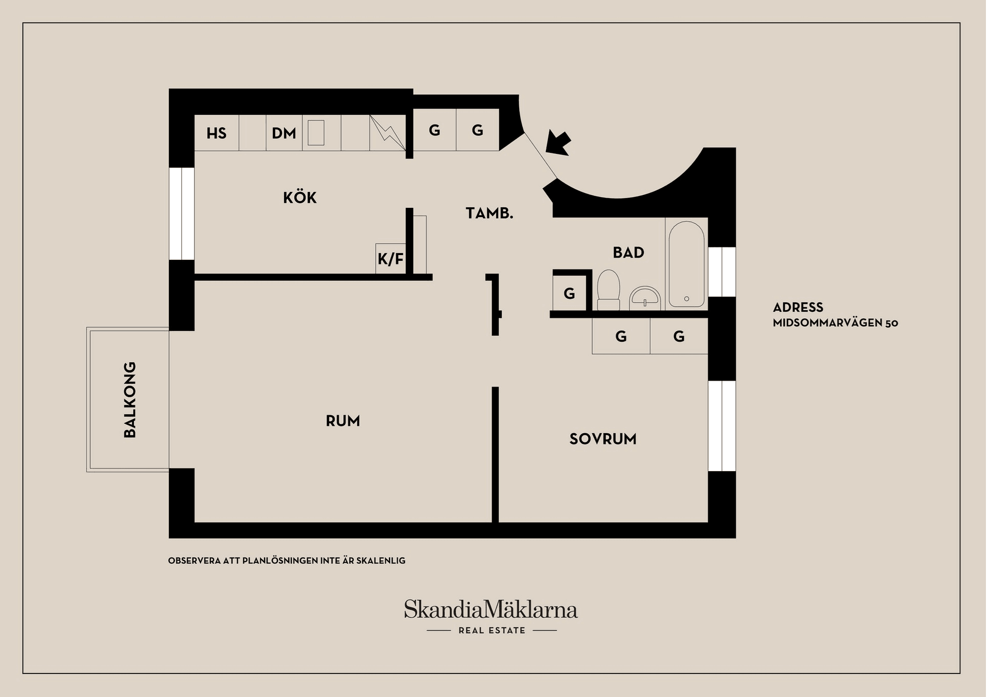 Bostadsrätt, Midsommarvägen 50, Midsommarkransen, Stockholm