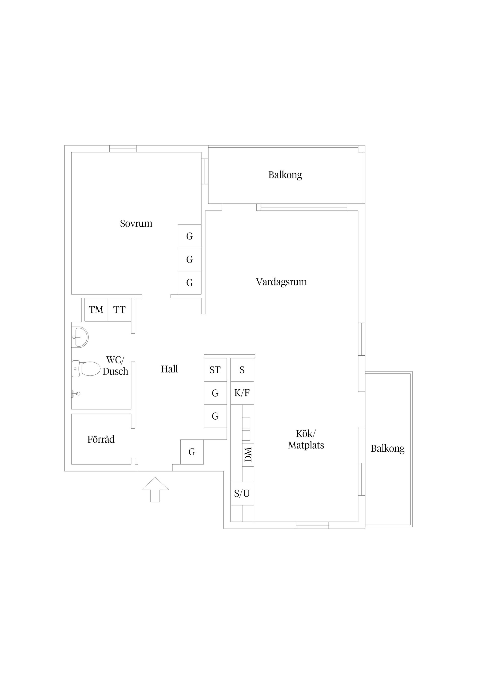 Bostadsrätt, Centralvägen 2E, Centrala Väsby, Upplands Väsby