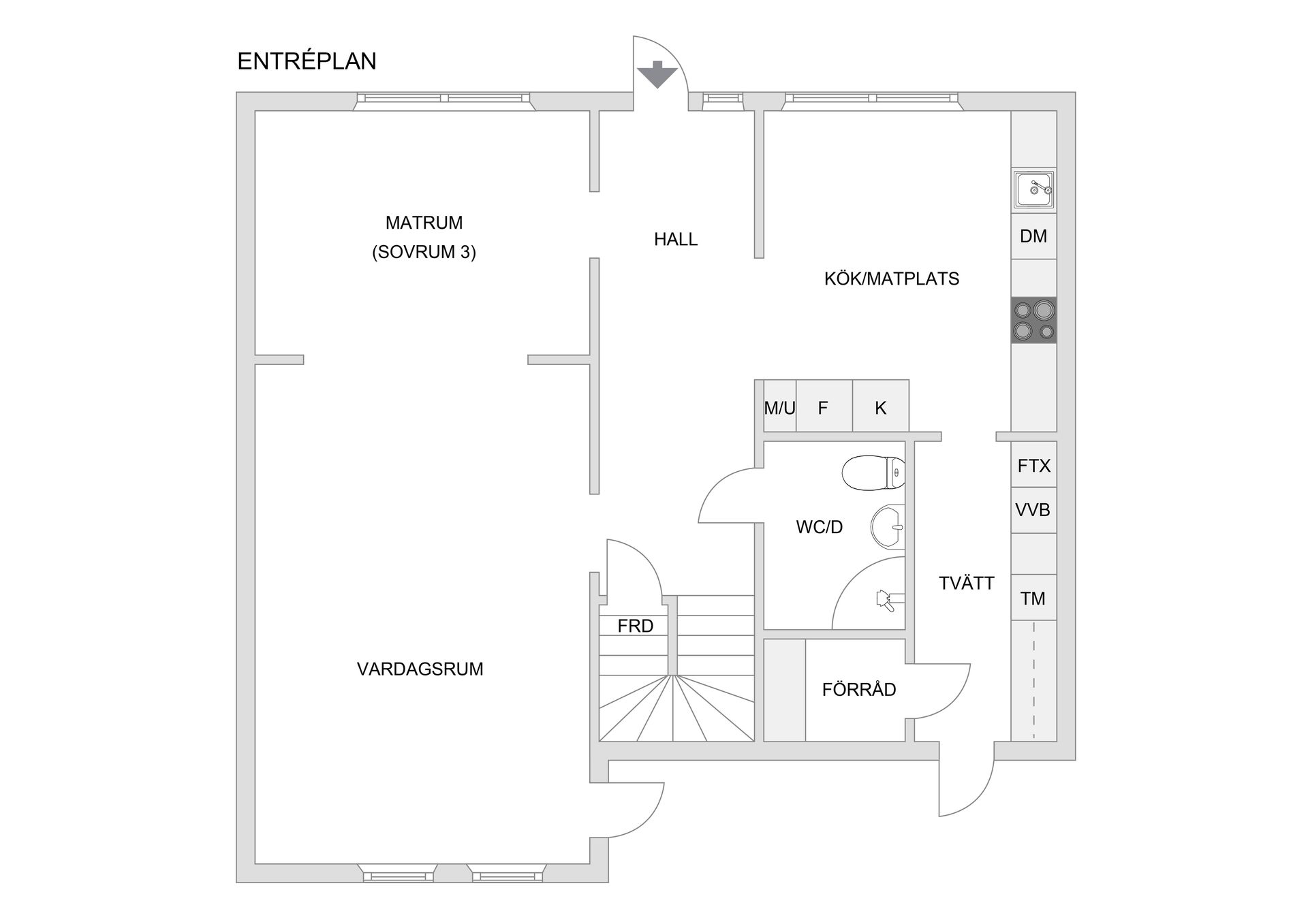 Villa, Radhus, Hasselnötsvägen 15, Viksjö Hummelmora, Järfälla