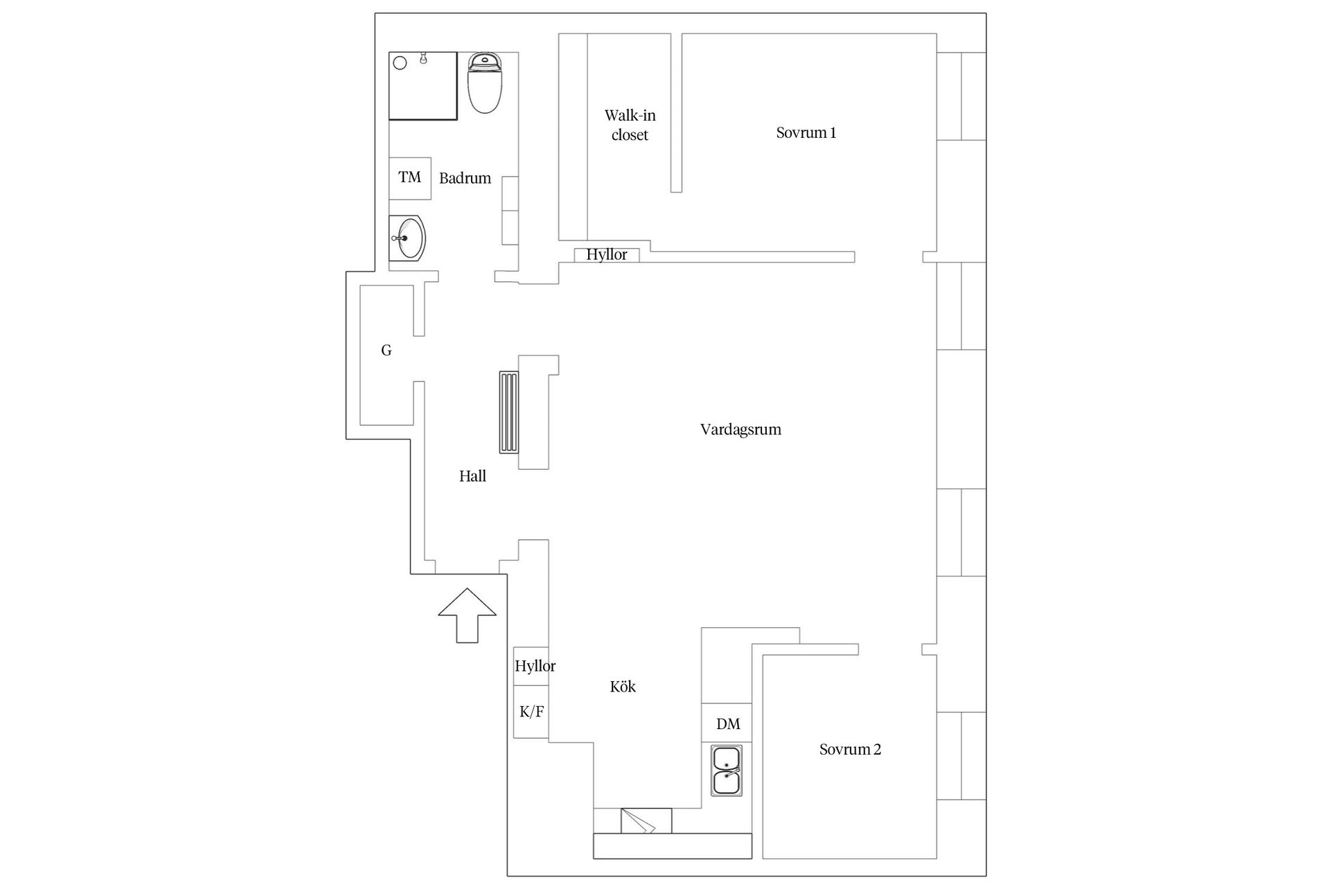 Bostadsrätt, Sågargatan 16, Södermalm Sofia, Stockholm