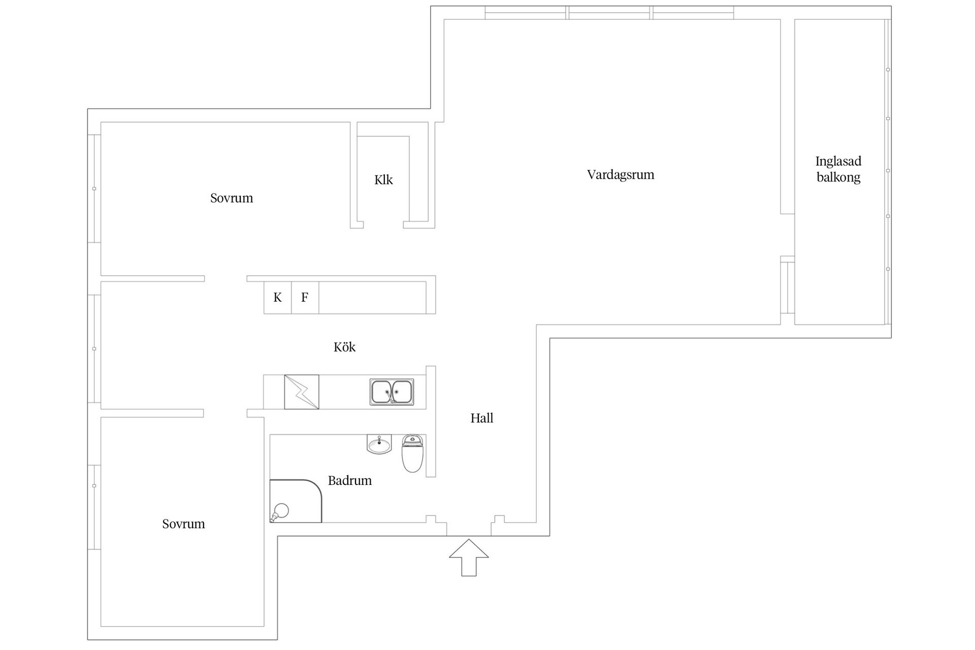 Bostadsrätt, Enoch Thulins väg 34C, Landskrona
