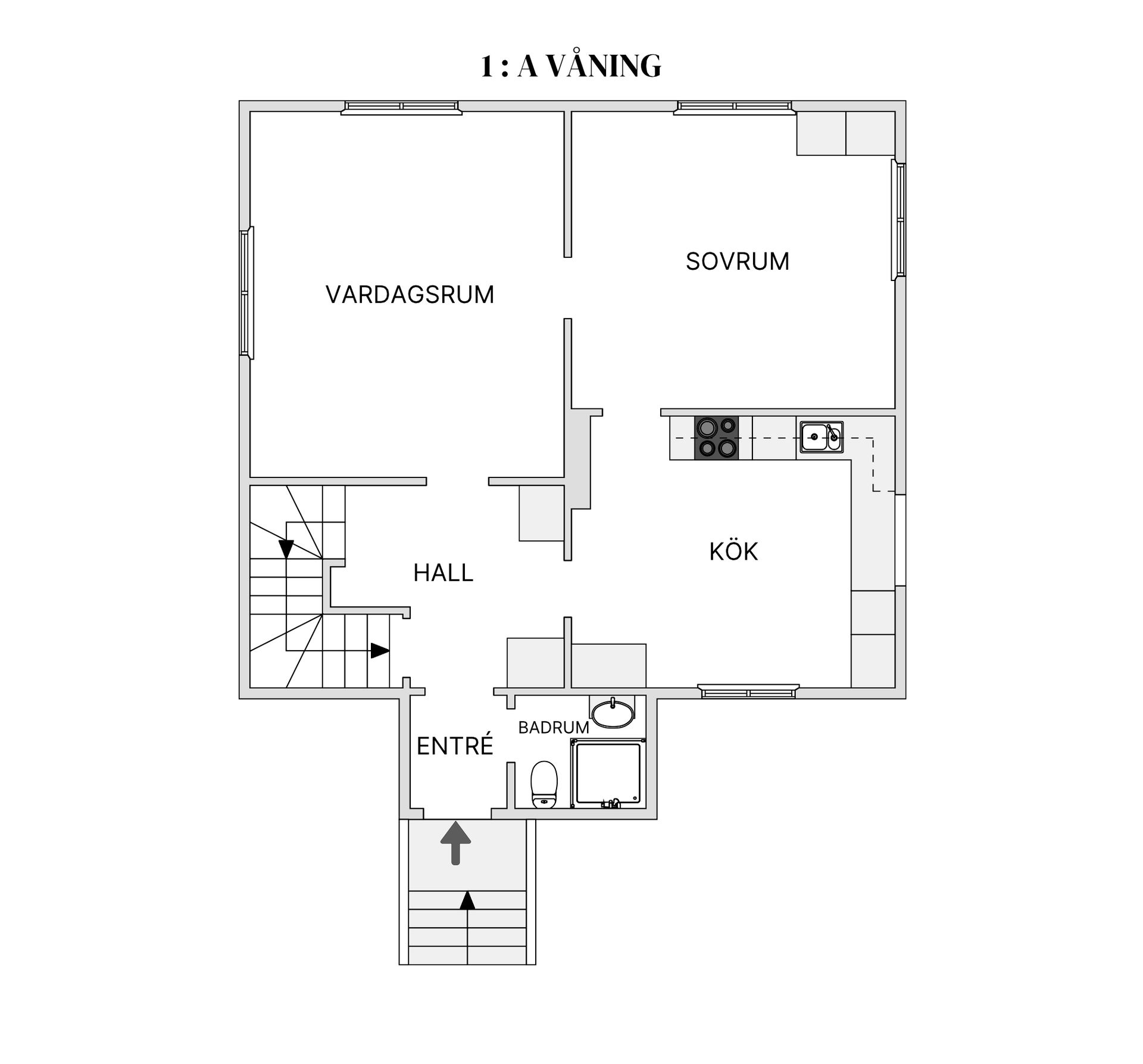 Villa, Kälarne Ansjö 157, Bräcke