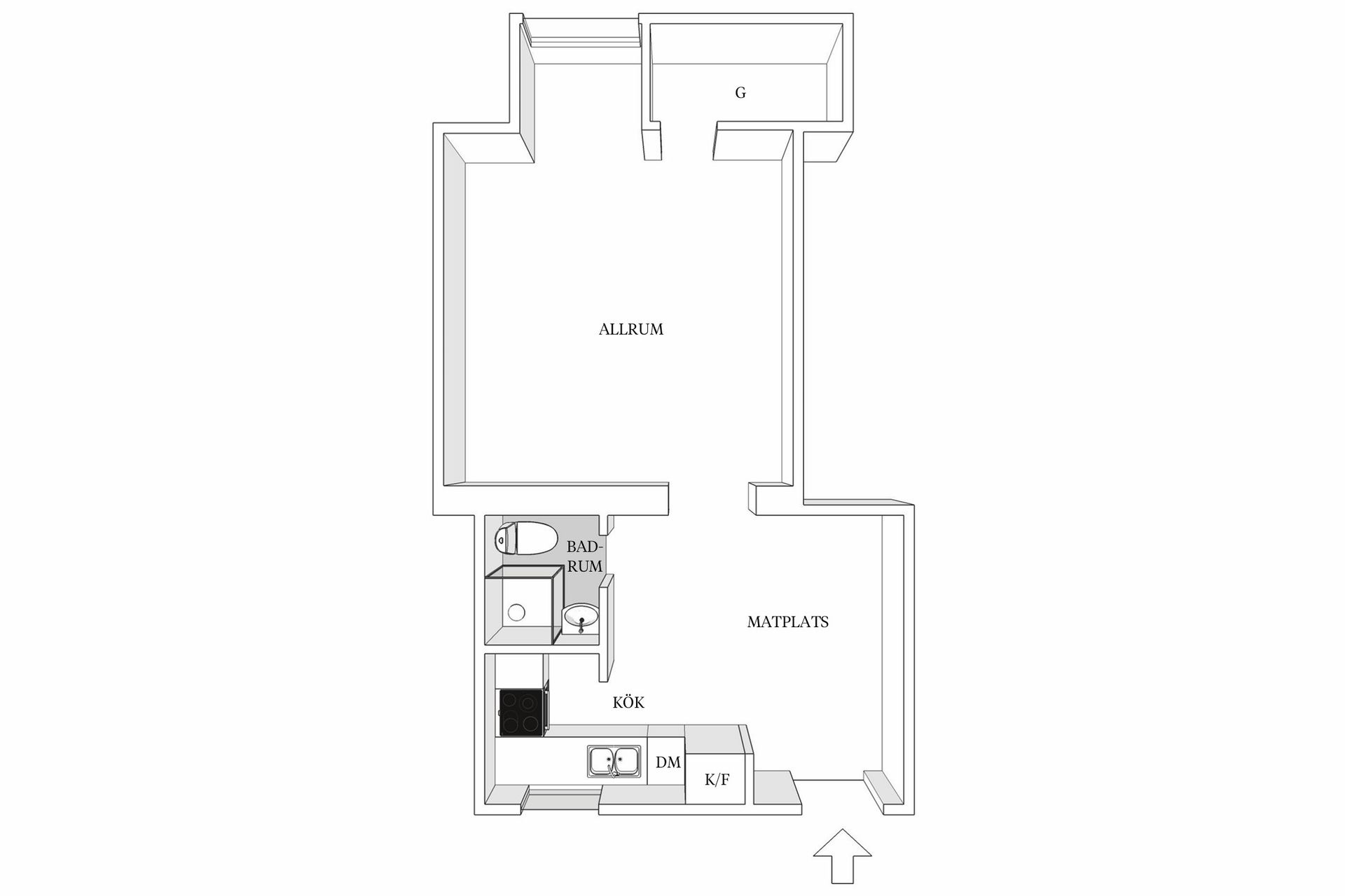 Bostadsrätt, Kung Oskars väg 3, Lund - Centrum, Lund