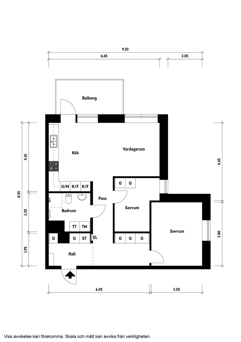 Bostadsrätt, Vargagårdsvägen 57, Björkris, Kungsbacka