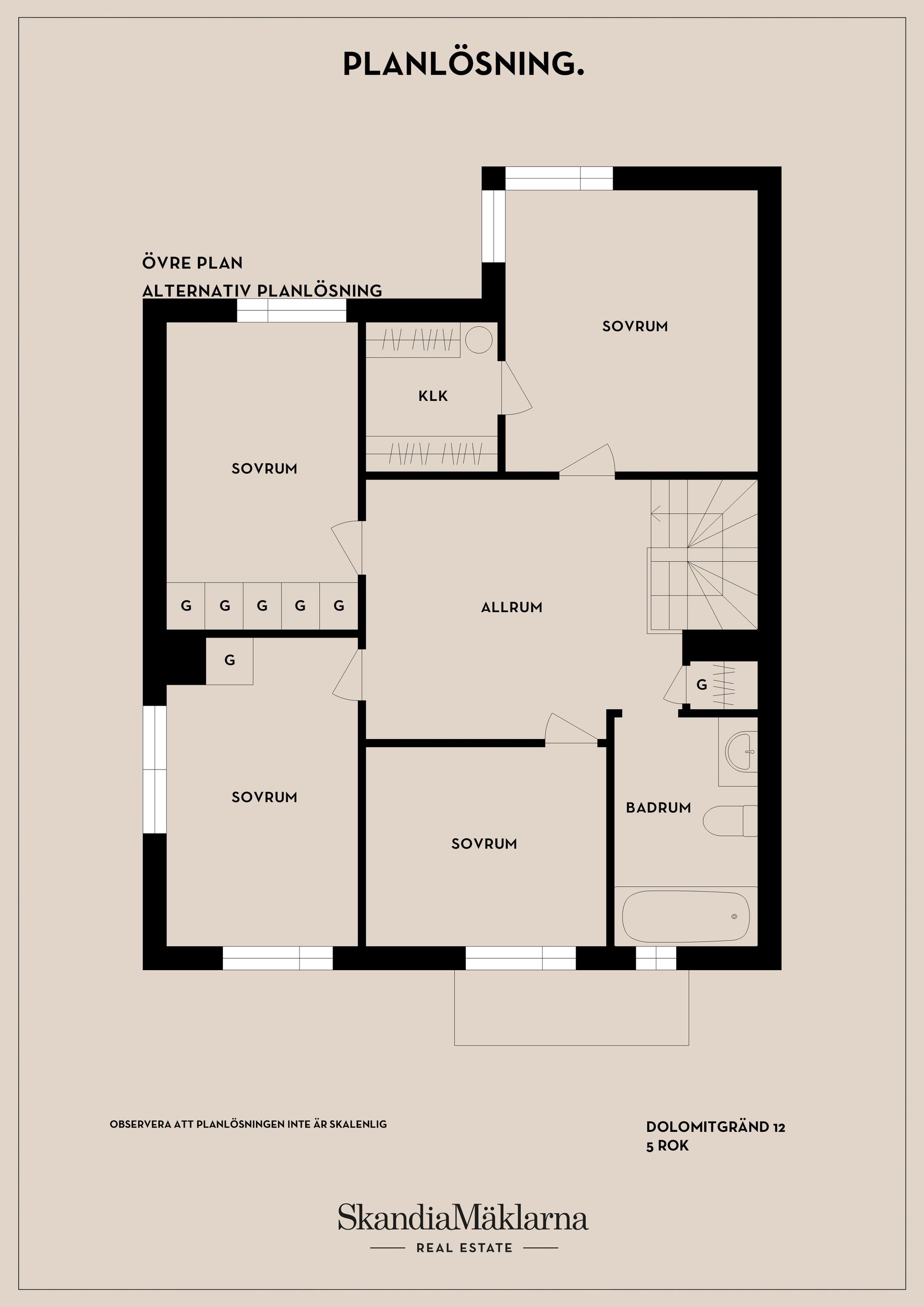 Radhus, Dolomitgränd 12, Bromma Beckomberga, Stockholm