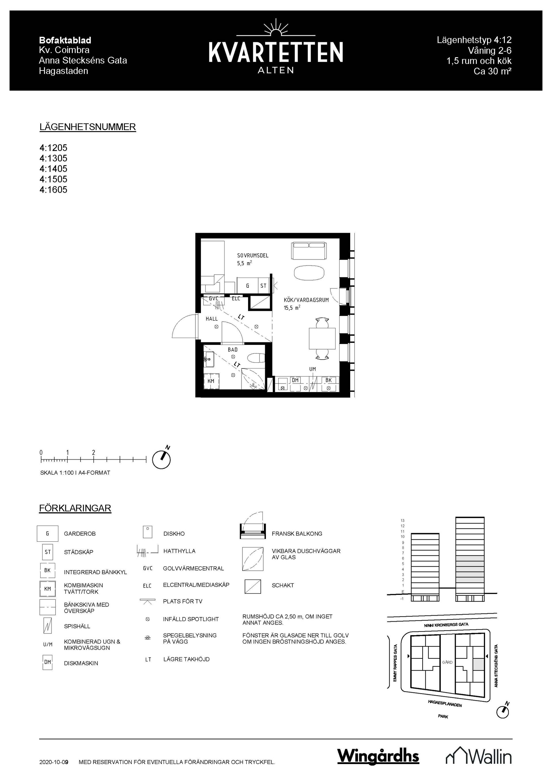 Bostadsrätt, Anna Steckséns Gata 15, Vasastan Hagastaden, Stockholm