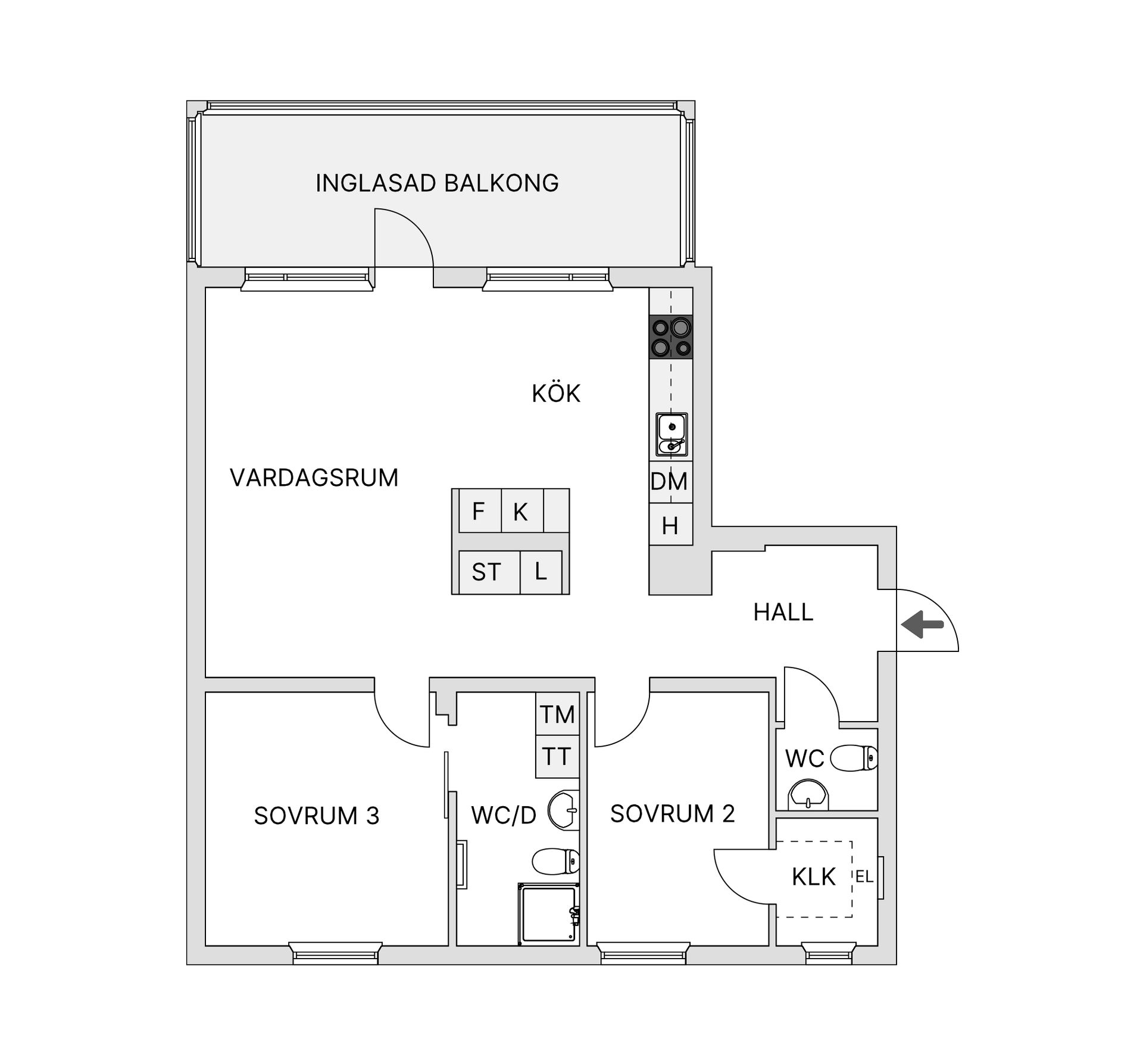 Bostadsrätt, Viksjöplan 42, 2 tr., Viksjö, Järfälla