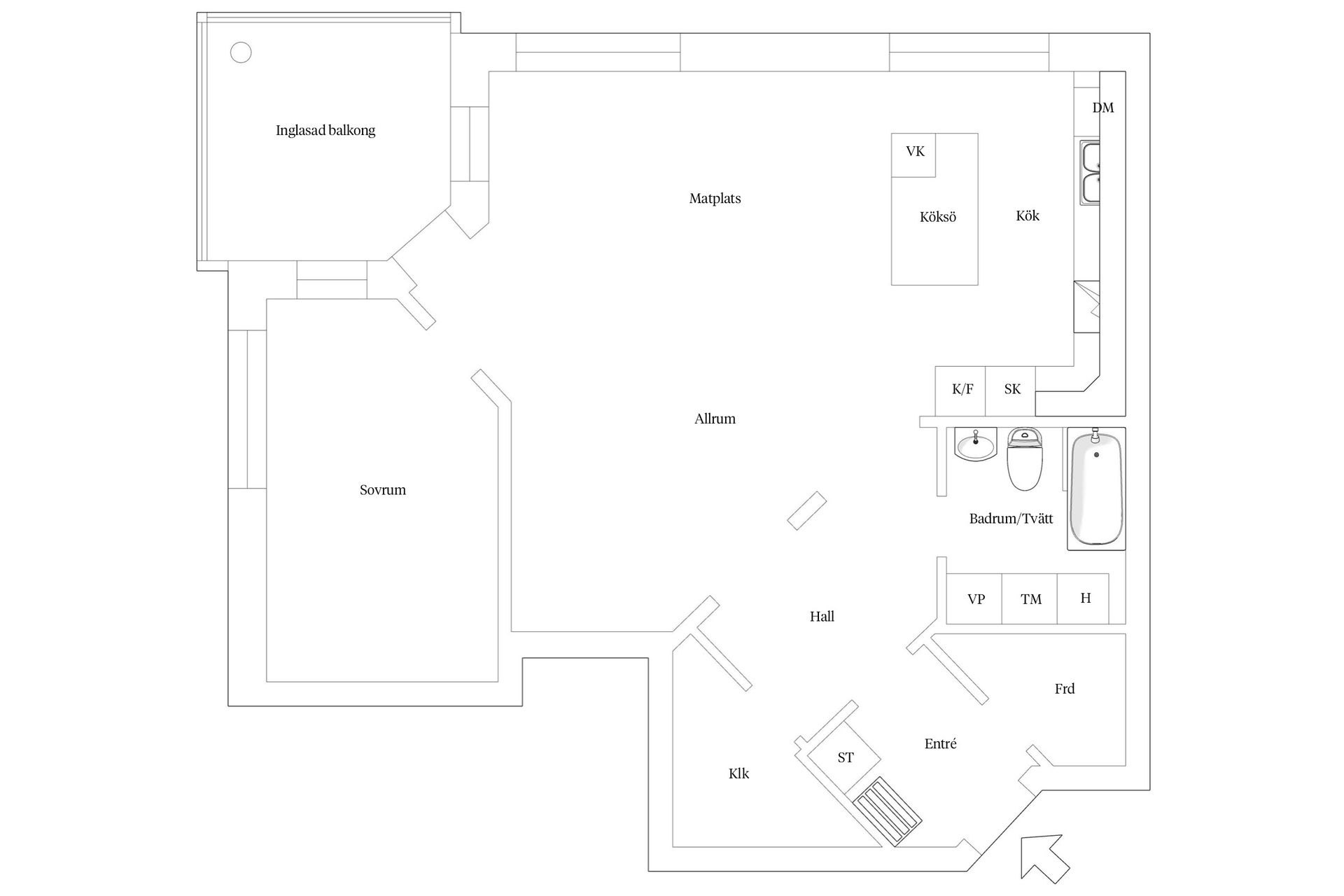 Bostadsrätt, Tallstigen 14, Falsterbo, Vellinge