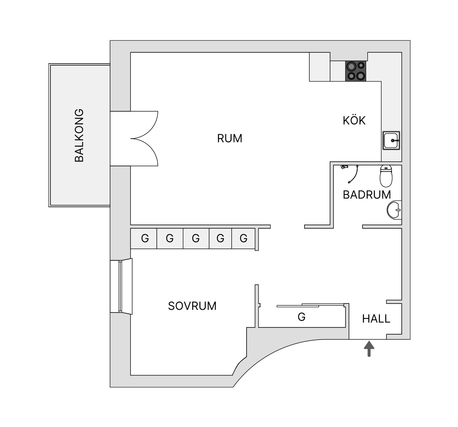 Bostadsrätt, Samaritgränd 6, Södermalm - Mariatorget, Stockholm