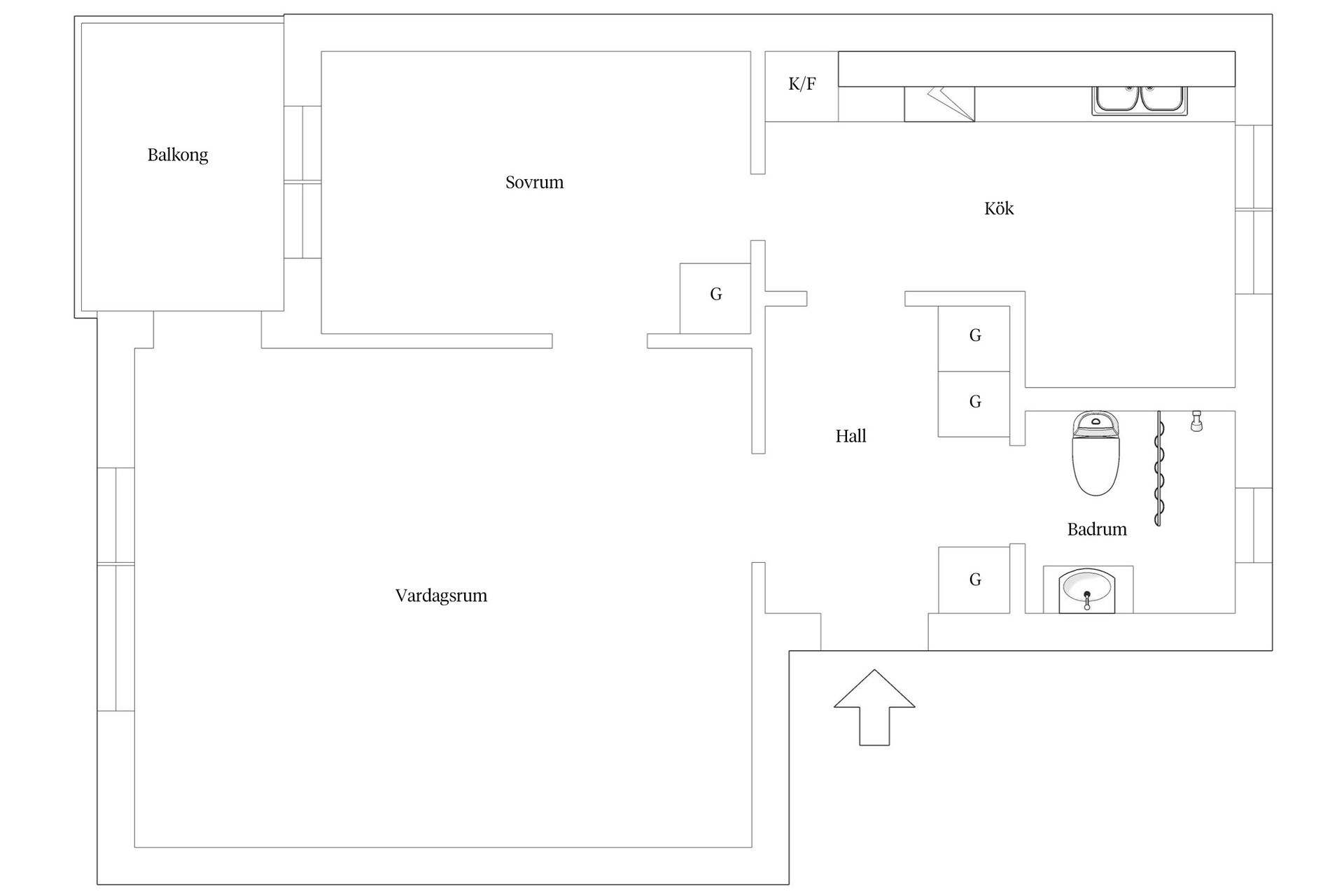 Bostadsrätt, Lars Kaggsgatan 28C, Gamlestaden, Göteborg