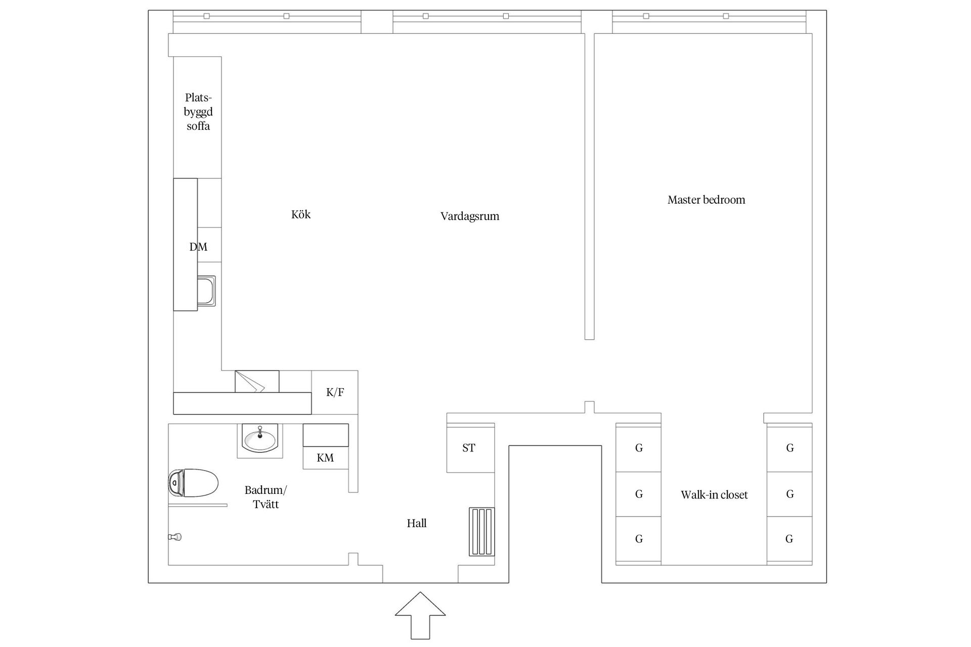 Bostadsrätt, Renstiernas Gata 27, Södermalm Sofia, Stockholm