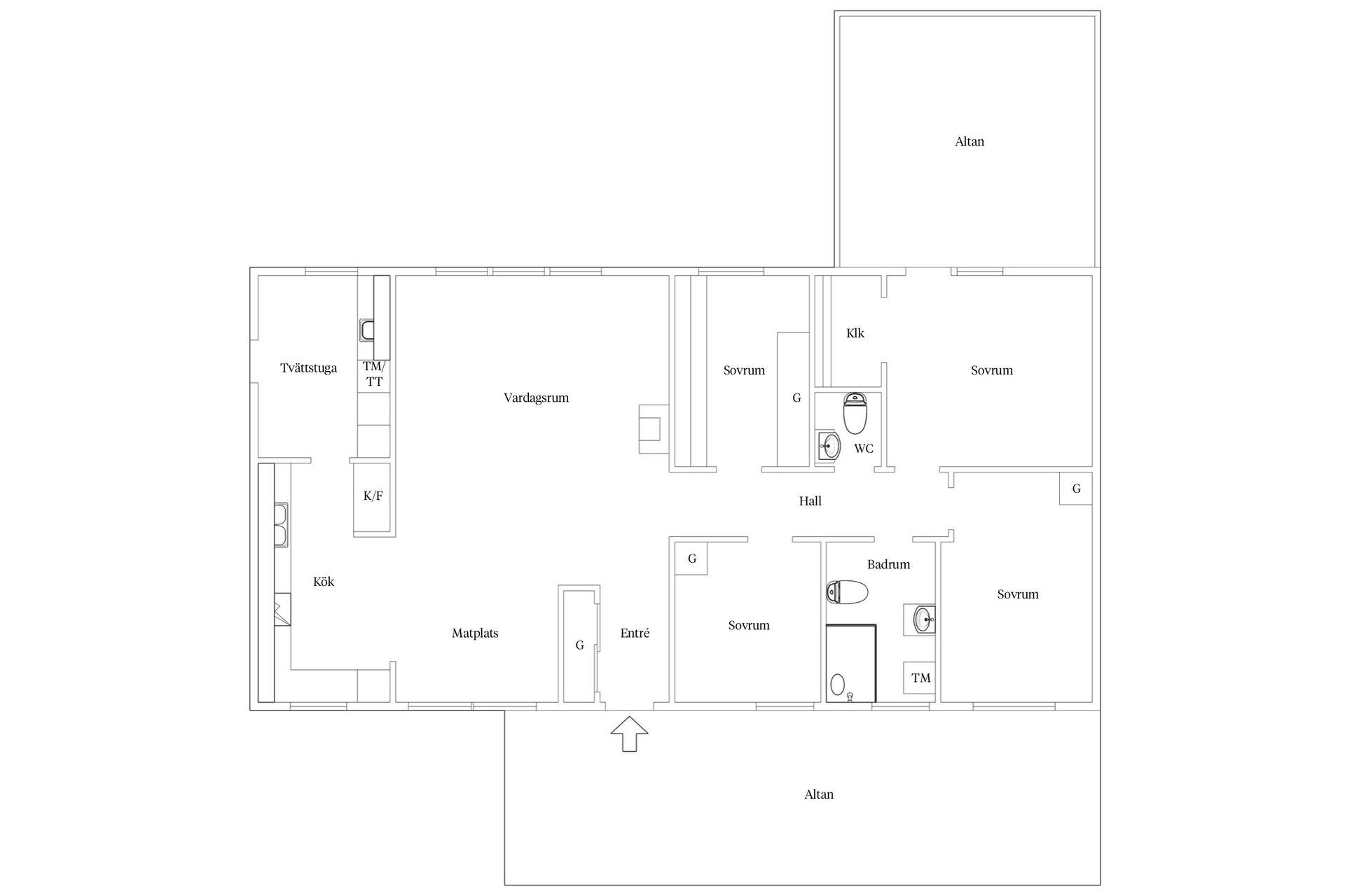 Villa, Bäckängsvägen 12, Sätila, Mark