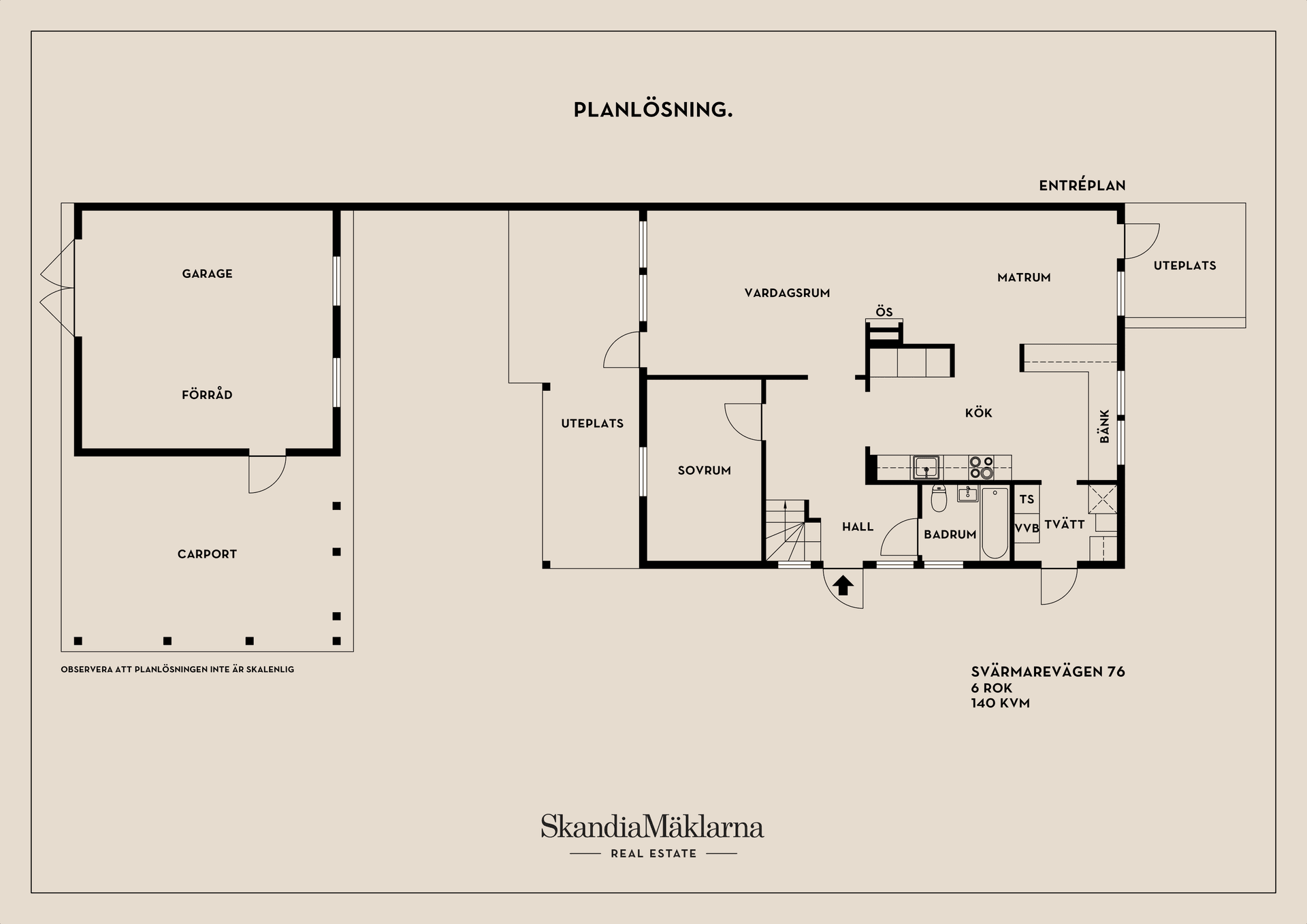 Villa, Svärmarevägen 76, Fresta, Upplands Väsby